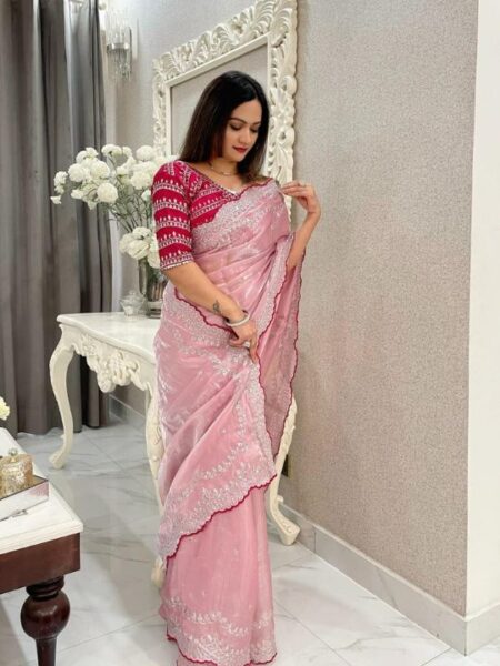 Jimmy Choo Dual Color Saree