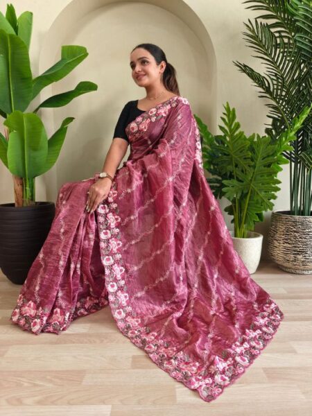 Pure Crush Silk Saree