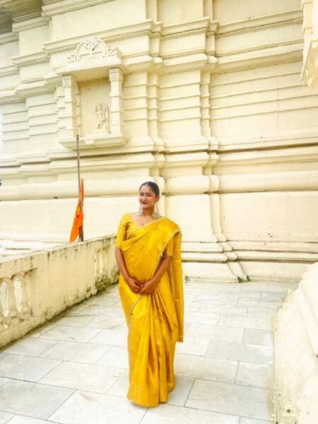 Golden Tissue Silk Saree