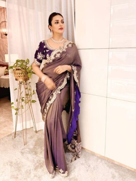 Soft Copper Gold Weave Silk