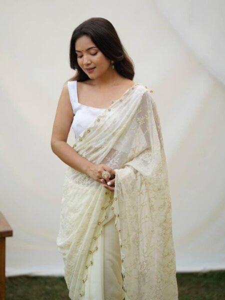 Georgette Silk Saree
