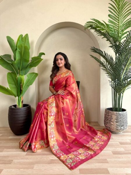 Tissue Silk Weaving Saree